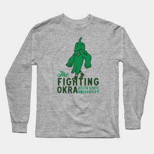 Delta State Fighting Okra Long Sleeve T-Shirt